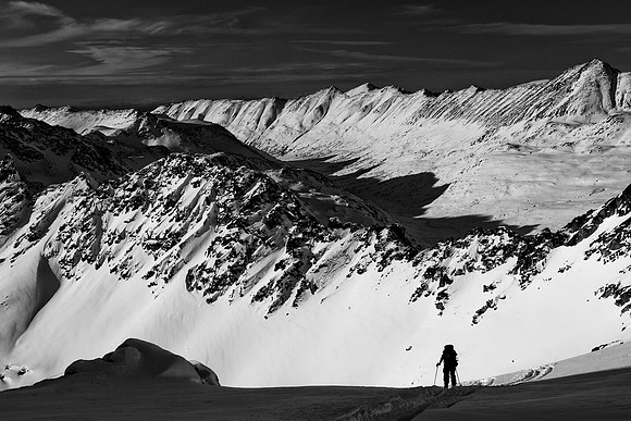Above the Lane Glacier